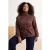 TRENDYOLMİLLA Dames Bruin Effen Oversized Grote maten Trenchcoats