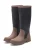WODEN Regenlaarzen ‘Le Waterproof’  bruin / antraciet