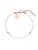 PURELEI Armband ‘Finesse’  rose-goud / parelwit