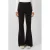 QS regular waist flared broek zwart