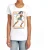 Wonder Woman Retro T-shirt met getailleerde pasvorm voor dames uit 1984 (Wit)