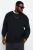 TRENDYOL MAN Heren Zwart Effen Lang Oversized Grote maten Sweatshirts