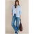 Gestreept overhemd blouse