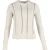 Michael Kors kabeltrui met kettingdetails in witte wol