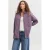 JJXX rechtvallende gestreepte blouse – donkerrood