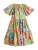 Next Jurk  blauw / olijfgroen / oranje / wit
