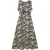 The Kooples Long Sleeveless Dress Black Brown