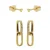 KARMA Jewelry gold plated oorbellen Divine Femme – set van 2
