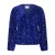 Teagan wikkelblouse in marineblauw