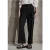 Street One Studio Dames Gestructureerde broek met rechte leg in Zwart