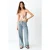 MANGO TEEN wide leg jeans – lichtblauw