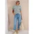 Cecil Dames Shirt met ronde hals en palmopdruk in Wit
