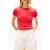 Tommy Hilfiger Tjw Slim Badge Rib T-shirt Red Alert