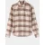 TRENDYOL MAN Heren Beige Geruit Lang Regular fit Overhemden