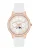 Rhodenwald & Söhne Analoog horloge  rose-goud / wit
