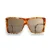 Gucci, Havana bruine oversized zonnebril