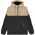 Lambretta Heren SS26 jas met contrasterend paneel (Zwart/Cashew)