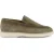Nette loafers Giorgio groen leer suede effen