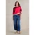 White Stuff Jana Abstract Jumper Plum Multi