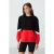Oversized Kleurgebroken Crewneck Sweatshirt