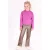 B.Nosy aansluitende longsleeve met backprint – paars