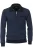 Casa Moda Casual Casual Fit Half-Zip Sweater zwart/blauw, Motief