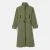 Women’s Lacoste Long Oversized Water-Repellent Parka Jacket in Khaki