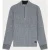 Paul Smith Mens Sweater Zip Neck Blue