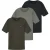 AllSaints Brace Ss Crew 3 Pk Green/green/blk