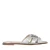 Pinko Slippers & Mules – Milly 04 – Slipper Laminated Nappa Silver in beige