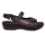 Wolky Jewel Giza Sandalen Plat – Zwart –
