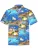 Hawaiihemdshop.de Overhemd ‘Hawaiihemd “Ocean of Hawaii”‘  blauw