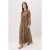 Trendyol Modest Dames Meerkleurig Dierenprint Maxi Lang A-lijn Modest Jurken