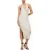 AllSaints Lexi Halter Dress Oyster Silver