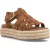 Hush Puppies Rosetta Gladiator Leren Dames Tan Sandalen