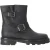 Jimmy Choo Youth II enkellaarsjes met gesp in zwart kalfsleer