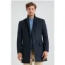 McGregor Wool Herringbone Over Coat Navy