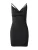 VIERVIER Cocktailjurk ‘Nelly’  zwart