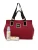 Bagmori Luiertas  beige / bordeaux / zwart