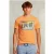 River Woods Normal Fit T-shirt In Sunrise Orange