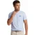 T-shirt Diesel lichtblauw normale fit ronde hals