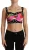 Dolce & Gabbana Dames Multicolor Zijde Cropped Polka Fruit Print Top