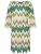 Ana Alcazar Gebreide jurk ‘Dimah’  beige / groen / olijfgroen / wit