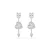 Swarovski  – Dames Oorbellen – Zilver