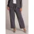 Yest Curve Plus Size straight leg casual broek – grijs
