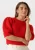 Co'Couture Trui Dames Coralie Bow Rib Knit,