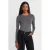 Geribbelde Crew Neck Slim Fit Trui