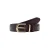 Mango leren riem donkerrood