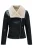 Salsa Jeans Tussenjas  zwart / wolwit