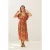 Louise Misha Dress Guadalara Cinnamon Poppy Bloom